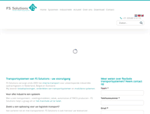 Tablet Screenshot of fssolutions.nl